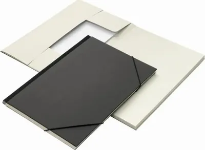 Produktbild von Kombinationsmappe Folio 6 Fächer schwarz