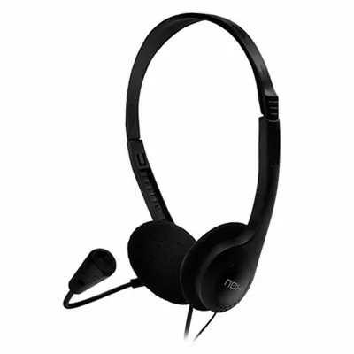 Productafbeelding van NOX Voice One, bekabeld, geschikt voor telefoongesprekken/muziek, frequentiebereik 120 - 20000 Hz, hoofdtelefoon, zwart