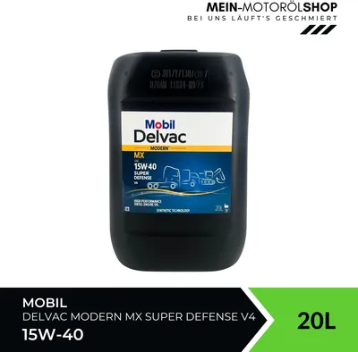 Produktbild von Mobil Delvac Modern MX 15W-40 Super Defense V4 20 Liter