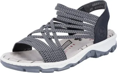 Zdjęcie produktu dla Rieker Damen Sandalette blau, Damen:36 EU