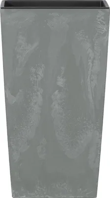 Image de Pot de fleurs style Béton Gris 49 Litres Bac à fleur Cache pot Jardinière Terrasse Jardin Salon Entrée Intérieur Extérieur