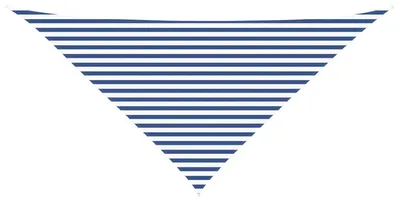 Image de vidaXL Tente d'ombrage bleue et blanche 4 x 4 x 5,8 m 100 % polyester Oxford