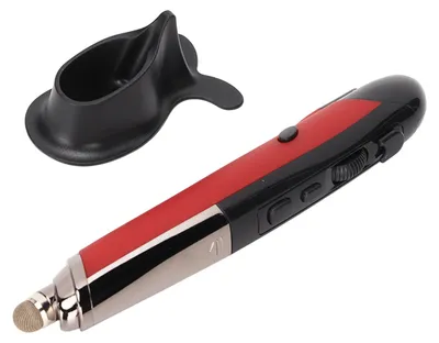 Image de Souris stylo sans fil, 3 niveaux de DPI réglables, écriture sur écran tactile, faible consommation d'énergie, compacte et portable, accessoires informatiques, rouge