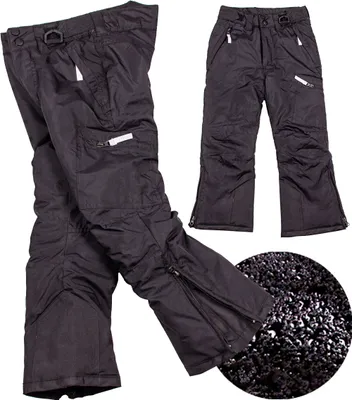 Produktbild von FIRI Kinderskihose Winter isoliert wasserdicht, schwarz, 146
