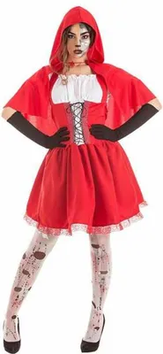 Obrázek produktu pro Převlek pro dospělé Halloween Červená Karkulka (3 kusy)