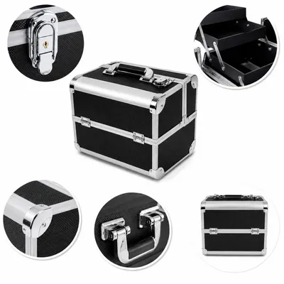 Produktbild von Kosmetikkoffer Organizer aus Aluminium – Eleganter Beauty Koffer