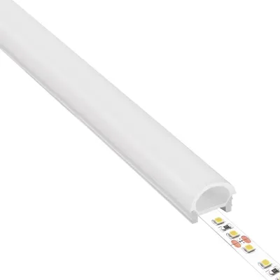 Produktbild von Profil Neon SFLEX 24x18 Aufbau Halbrund vertikale Kurve für LED Streifen IP20 bis 15 mm 10 m