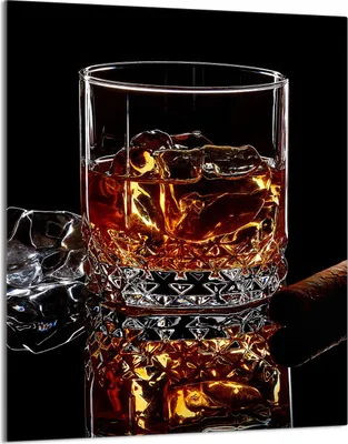 Produktbild von Glasschneidebrett 40x52 Whisky
