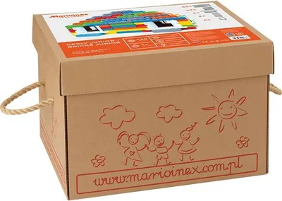 Produktbild von Marioinex Bausteine Junior - bunte Spielbausteine 140 Stück