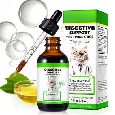 Verstopfungstropfen für Katzen, 60 ml, natürliches Probiotikum