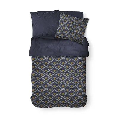 Immagine prodotto di Biancheria da letto blu scuro NAIROBI, 240 x 220 cm, cotone