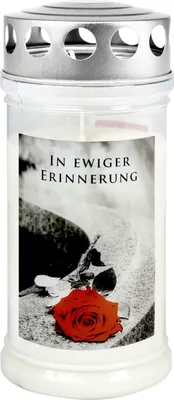 Produktbild von Gedenkkerze "In ewiger Erinnerung" 170 x 75 mm 4 Tage