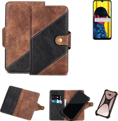 Produktbild von K-S-Trade Handyhülle Schutzhülle Bookstyle Case kompatibel mit Huawei nova Lite 3 Klapphülle Cover Hülle Schutztasche 1x