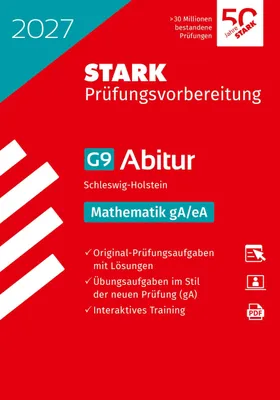 Produktbild von STARK Mathematik gA/eA - Abitur 2027 Schleswig-Holstein - Prüfungsvorbereitung