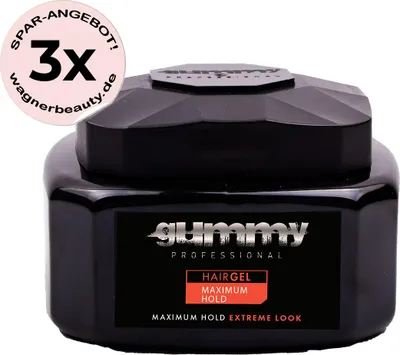 Produktbild von Fonex Gummy Hairgel Maximum Hold & Extreme Look 3 x 500ml