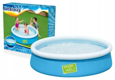 Produktbild von Bestway Aufstellpool 57241 mit aufblasbarem Ring 152x38cm