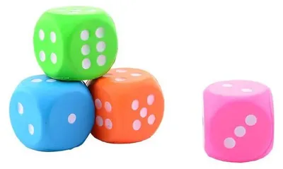 Obrázok produktu pre Kocky 7,5 cm, 4 rôzne