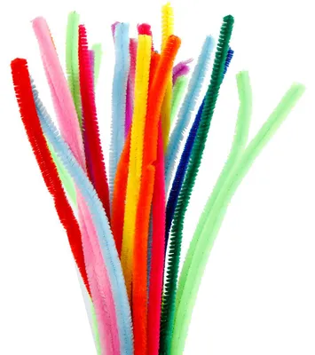 Image de Chenille couleur fil 30 cm, 200pcs.