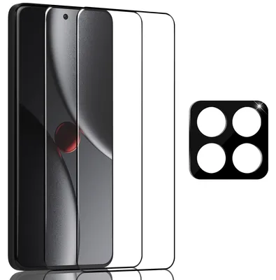 Obrázek produktu pro 2-balení Xiaomi 15 Pro Ochranné sklo na displej & 1-balení ochrana objektivu - Tvrzené sklo 9H - Super kvalita 3D
