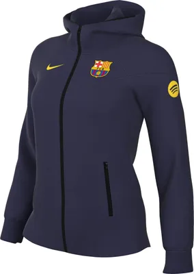 Produktbild von NIKE Fc Barcelona Tech Windrunner Fußball-Hoodie Mit Durchgehendem Reißverschlus
