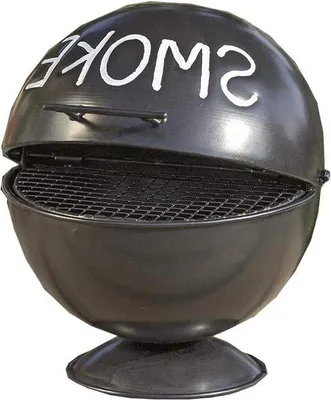 Produktbild von Famanu Aschenbecher Grilldesign - Schwarz, 13 cm