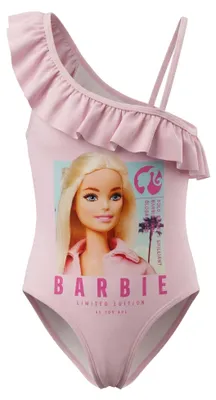 Produktbild von Barbie Kinder Mädchen Rüschen Badeanzug Bademode – Bunt / 110/116