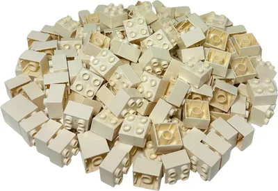 Image de LEGO® DUPLO® 2x2 briques de base blanc - 3437 NOUVEAU  Quantité 10x