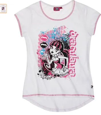 Produktbild von Monster High Mädchen T-Shirt Gr. 152 Draculaura