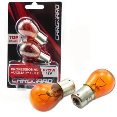 Produktbild von Carguard – Set (2x) BAU12S – PY21W Auto-Lichter-Blinker – Orange – 12 V 21 W – lange Lebensdauer – Blinker Auto