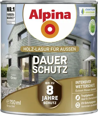 Produktbild von Alpina Dauer-Schutz 0,75 L grau