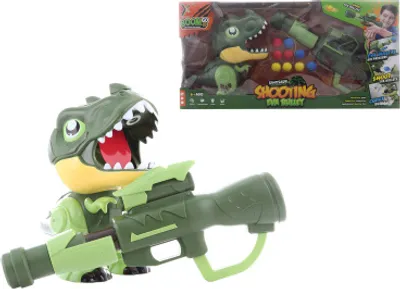 Immagine prodotto di Set di palle a pistola + dino a batteria