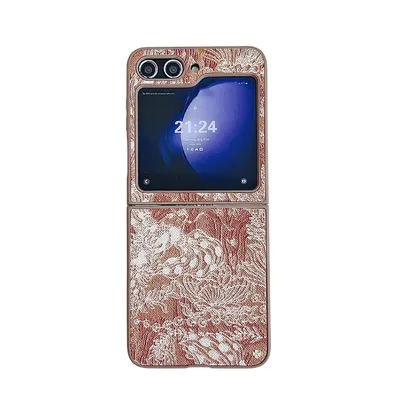 Immagine prodotto di Per Samsung Galaxy Z Flip7 FE / Flip6 5G Motivo a bastone copertura in plastica robusta