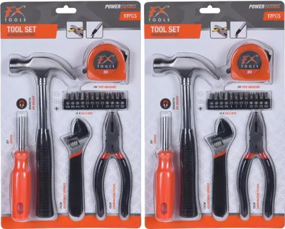 Produktbild von 2 x Werkzeugset 17-teilig