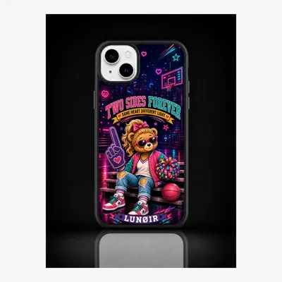 Image de Coque pour iPhone 15 Plus, étui de protection pour téléphone portable, motif dualité – LUNØIR ©