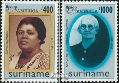 Produktbild von Briefmarken Suriname 1998 Mi 1659-1660 (kompl.Ausg.) postfrisch Frauen