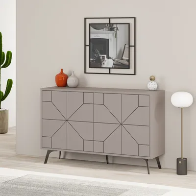 Obrázek produktu pro Skye Decor, Dune - Light Mocha, skříňky do obývacího pokoje, Light Mocha, 123 x 62,4 x 35 cm