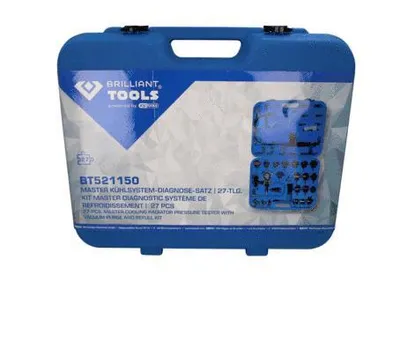 Obrázok produktu pre BRILLIANT TOOLS Master diagnostická súprava chladiaceho systému 28 ks - BT521150