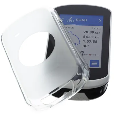 Produktbild von foto-kontor Hülle kompatibel mit Garmin Edge Explore 2 Schutzhülle Tasche TPU Case Schutz Hülle transparent