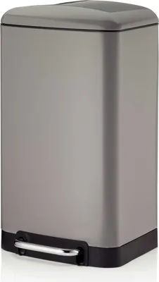 Zdjęcie produktu dla Kela Davino Steel Treteimer, 30 l, 35 x 33 x 62 cm, szary