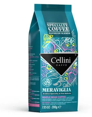 Obrázok produktu pre Mletá káva Cellini Meraviglia zmes Arabica a Robusta 200 g