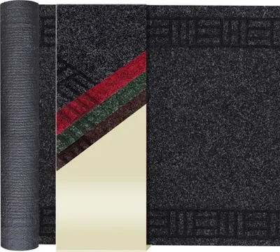 Produktbild von Primaflor Schmutzfangläufer PRIMAVERA 66x900 cm Anthrazit Sauberlauf Meterware für Flur & Eingang, 8 mm