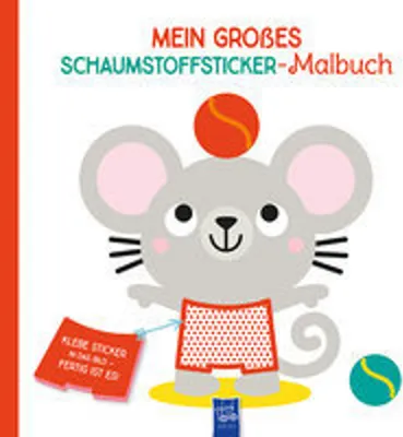 Produktbild von Mein großes Schaumstoffsticker-Malbuch - Maus