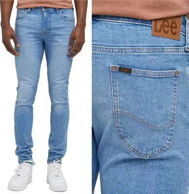 Produktbild von LEE, Herren Jeanshosen, Skinny fit, MALONE, W34 L32, Blau, Jeans, baggyjeans, buggy