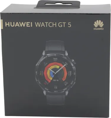 Immagine prodotto di Huawei Watch GT 5 46 mm nero, TruSeen6.0, monitoraggio della frequenza cardiaca, sensore SpO2