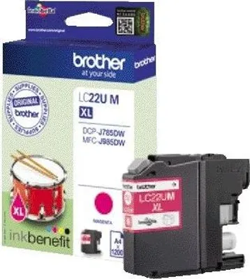 Produktbild von Brother - Tintenpatrone LC-22UM rot
