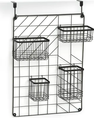 Produktbild von Zeller Küchen-/Badezimmer-Organizer, Metall, 46 x 12 x 60,3 cm, schwarz