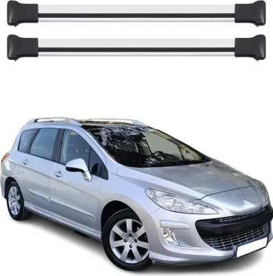 Immagine prodotto di Dachträger Grundtäger für Peugeot 308 Kombi 2008-2014 75kg Alu Silber 2 tlg