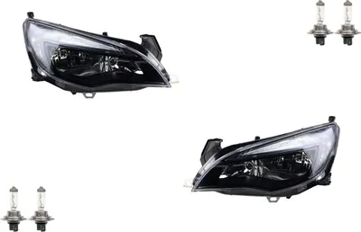 Zdjęcie produktu dla Johns, reflektory pasujące do Opel Astra J 09/12- z H7/H7 jako zestaw ? lewy i prawy