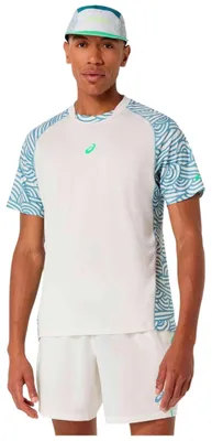 Image de T-shirt Asics PADEL COURT ALL OVER PRINT SS TOP pour Homme