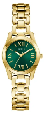 Produktbild von Guess Damen Uhr Armbanduhr VEDA GW0927L2 Edelstahl gold